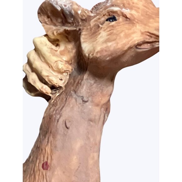 Youngs Christmas Santa Figurine With Deer and Tree - Picture 11 of 14